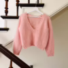 Colours Caspar V Neck Sweater kit — kolibri by Johanna